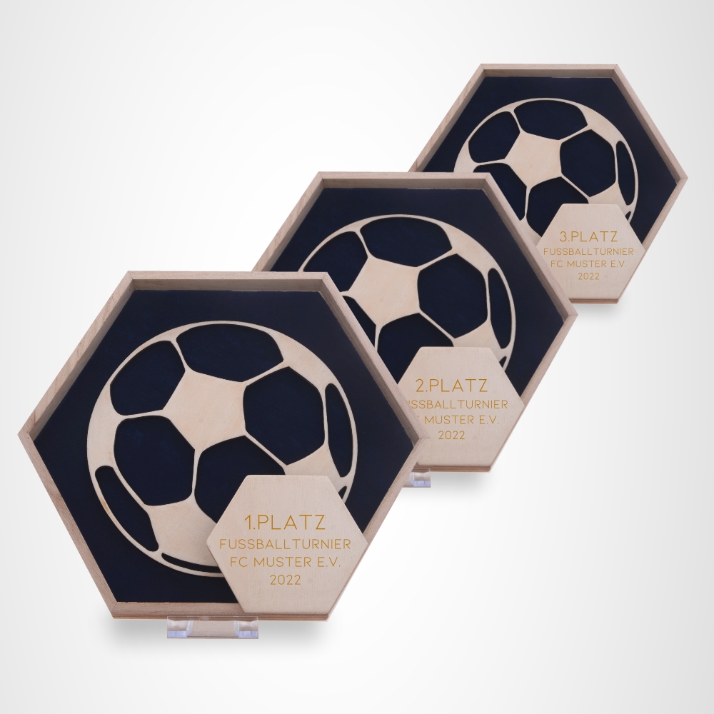 3er Award Pokal Serie OKTAKON BLUE Fussball Oktakon