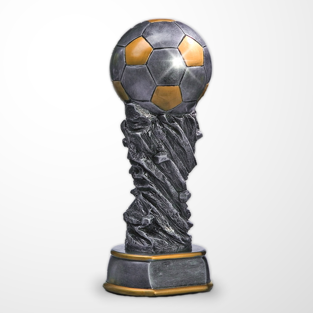 Sport Figur Fußball AWARD Pokal Preis Auszeichnung incl.echter Gravur NEU 2017 