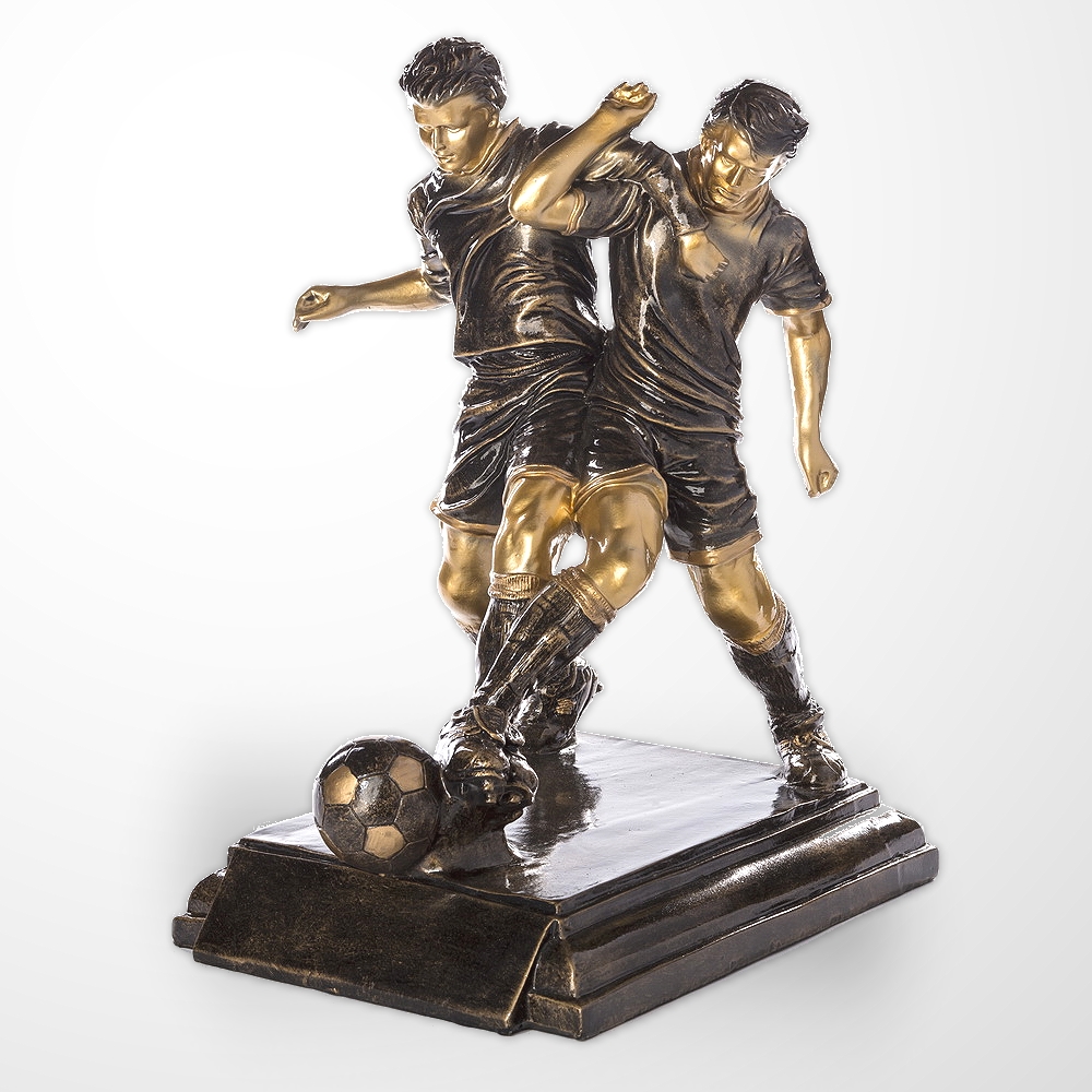 Trailblazer männlichen Schwergewichts Fußball Award Trophäe Antik Gold Gravur kostenlos 