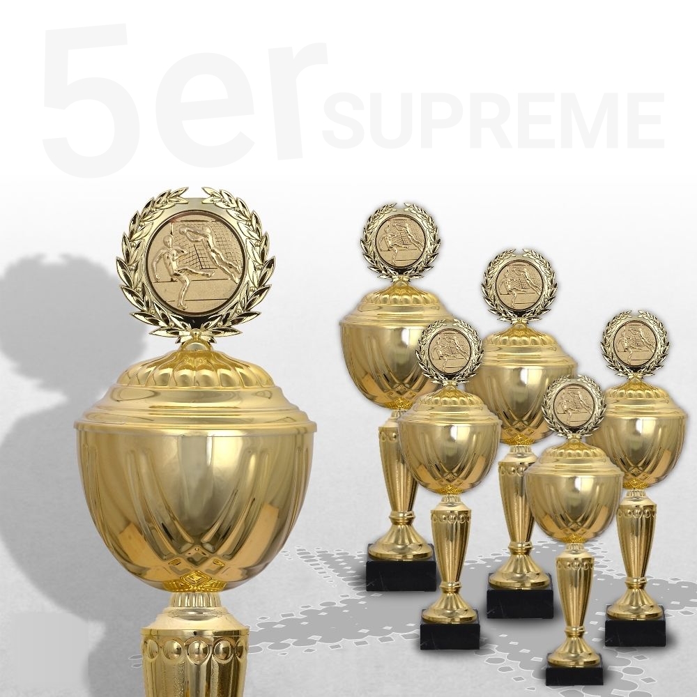 5er Pokalserie Pokale GOLDEN SUPREME ab 30,5 cm
