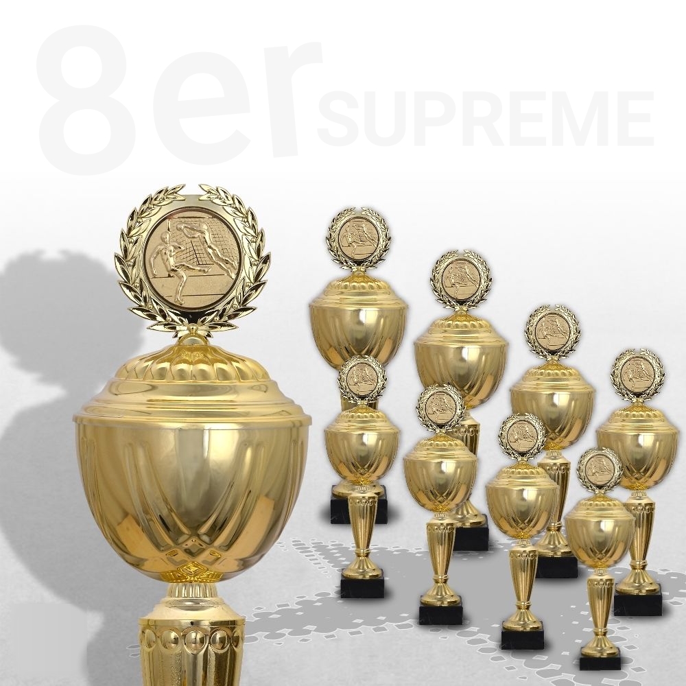 8er Pokalserie Pokale GOLDEN SUPREME ab 30,5cm