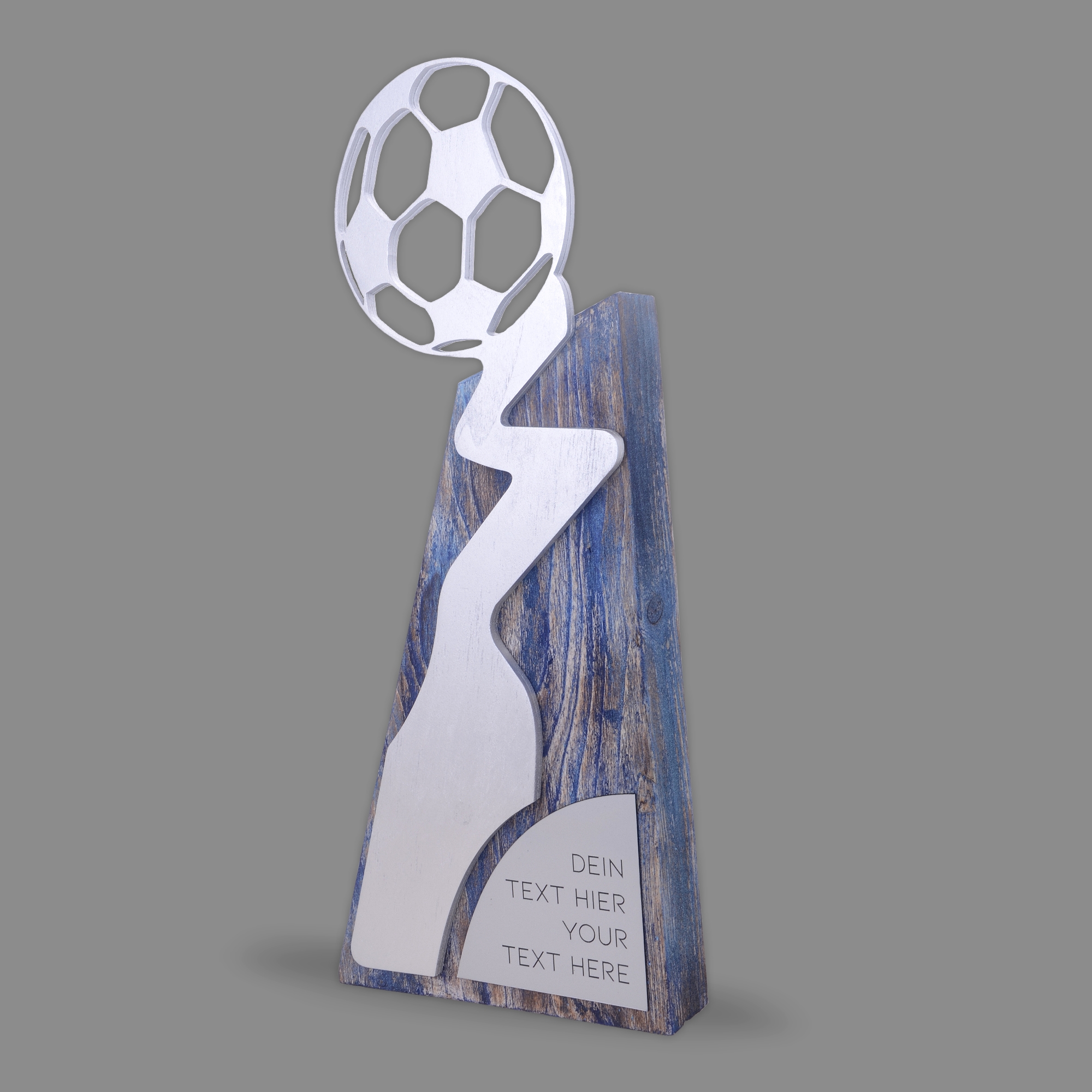 Preis Bull Fußballer Harz Trophäe Award Kostenlose Gravur & p&p 13cm 